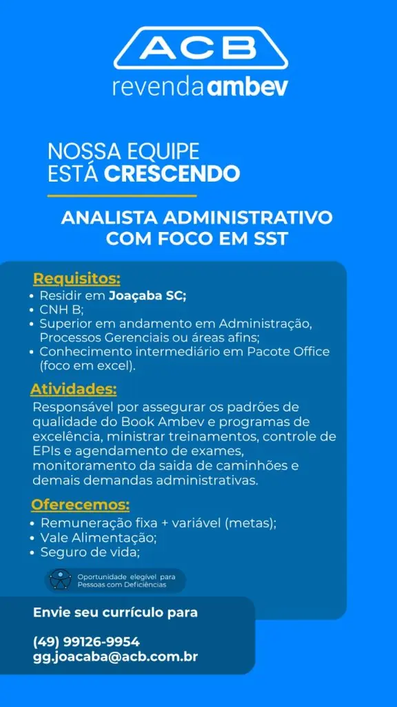 Analista Administrativo – Área de Segurança