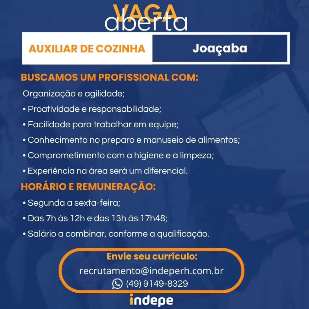Auxiliar de Cozinha