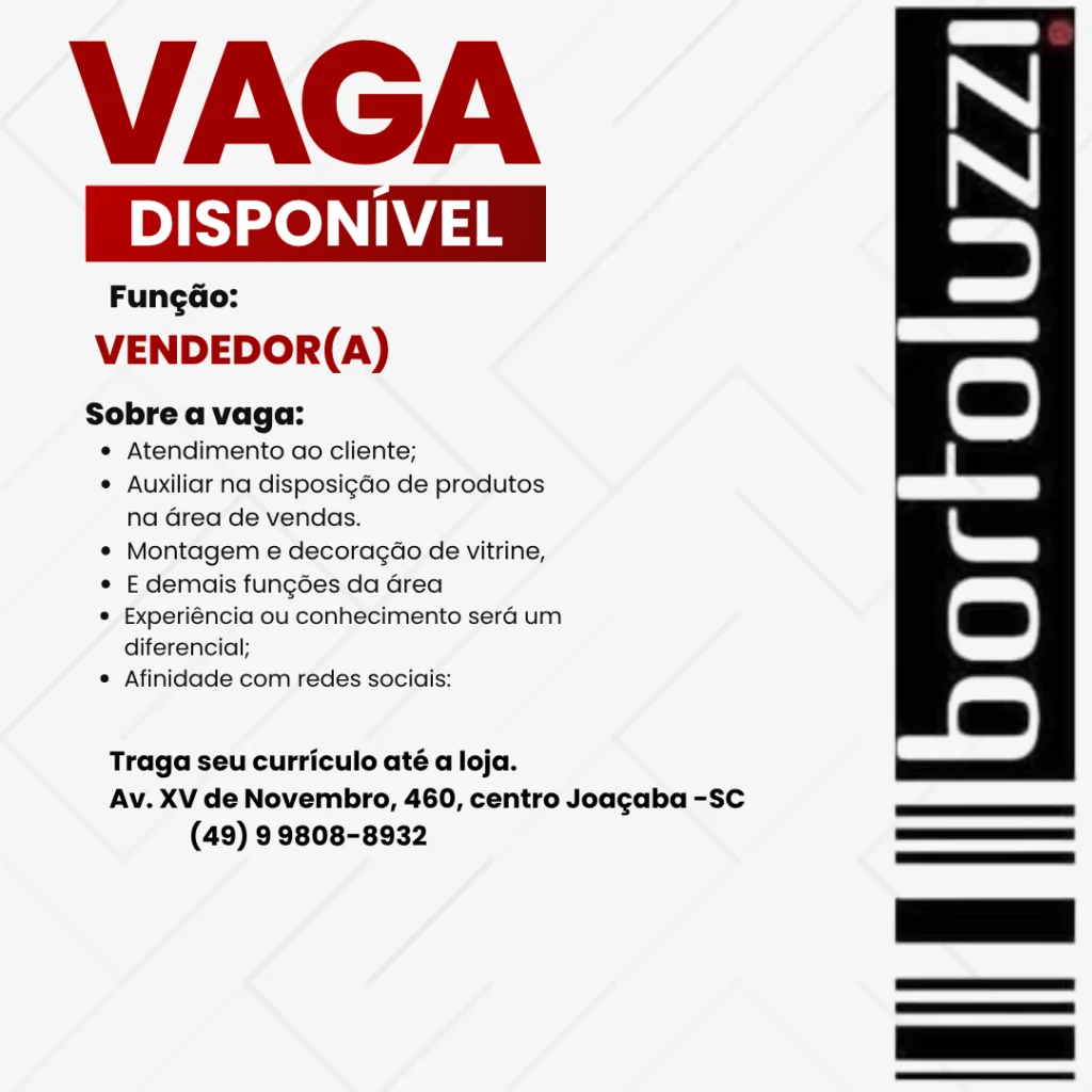 VENDEDOR(A)