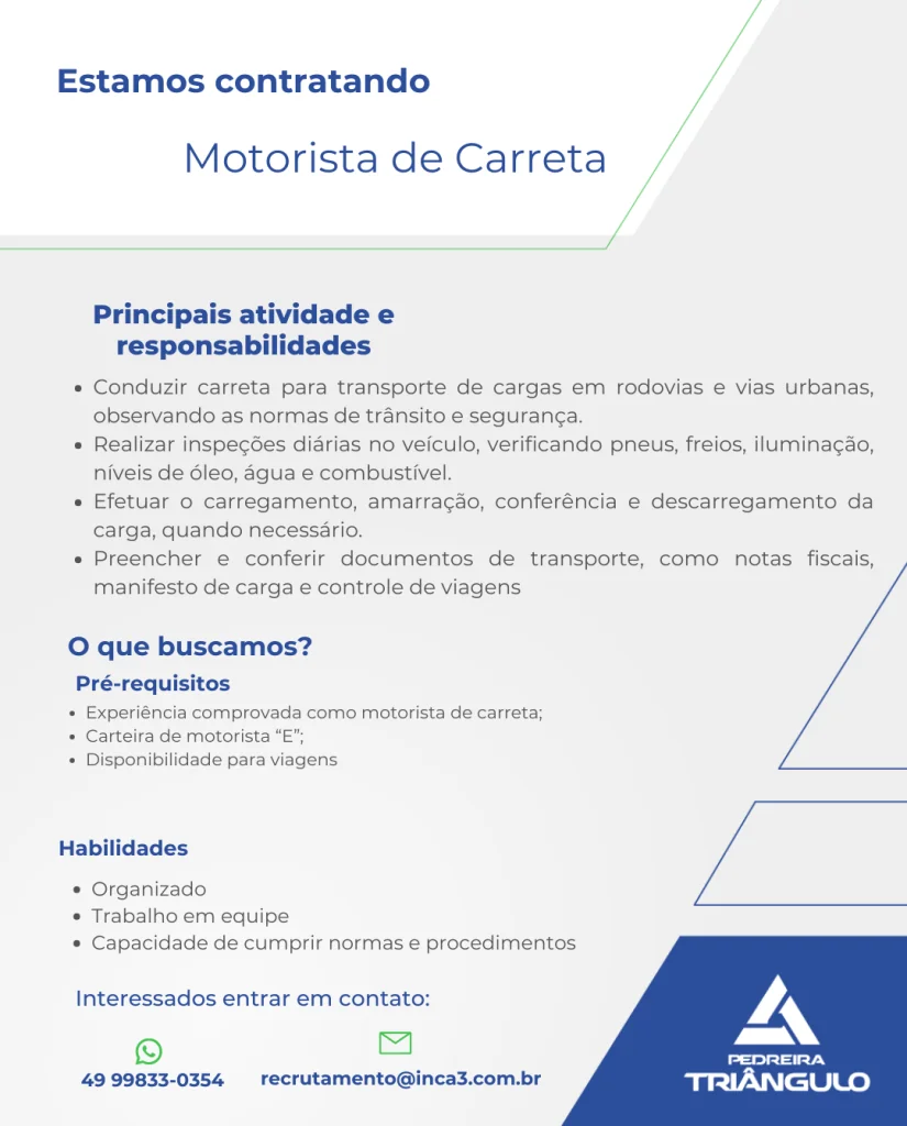 Motorista de Carreta