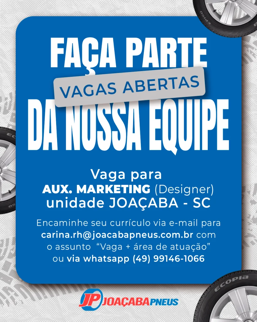 Vaga Auxiliar de Marketing