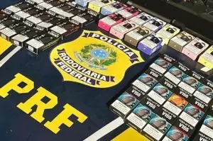 Polícia Rodoviária Federal apreende mais de 260 cigarros eletrônicos e acessórios na BR-282