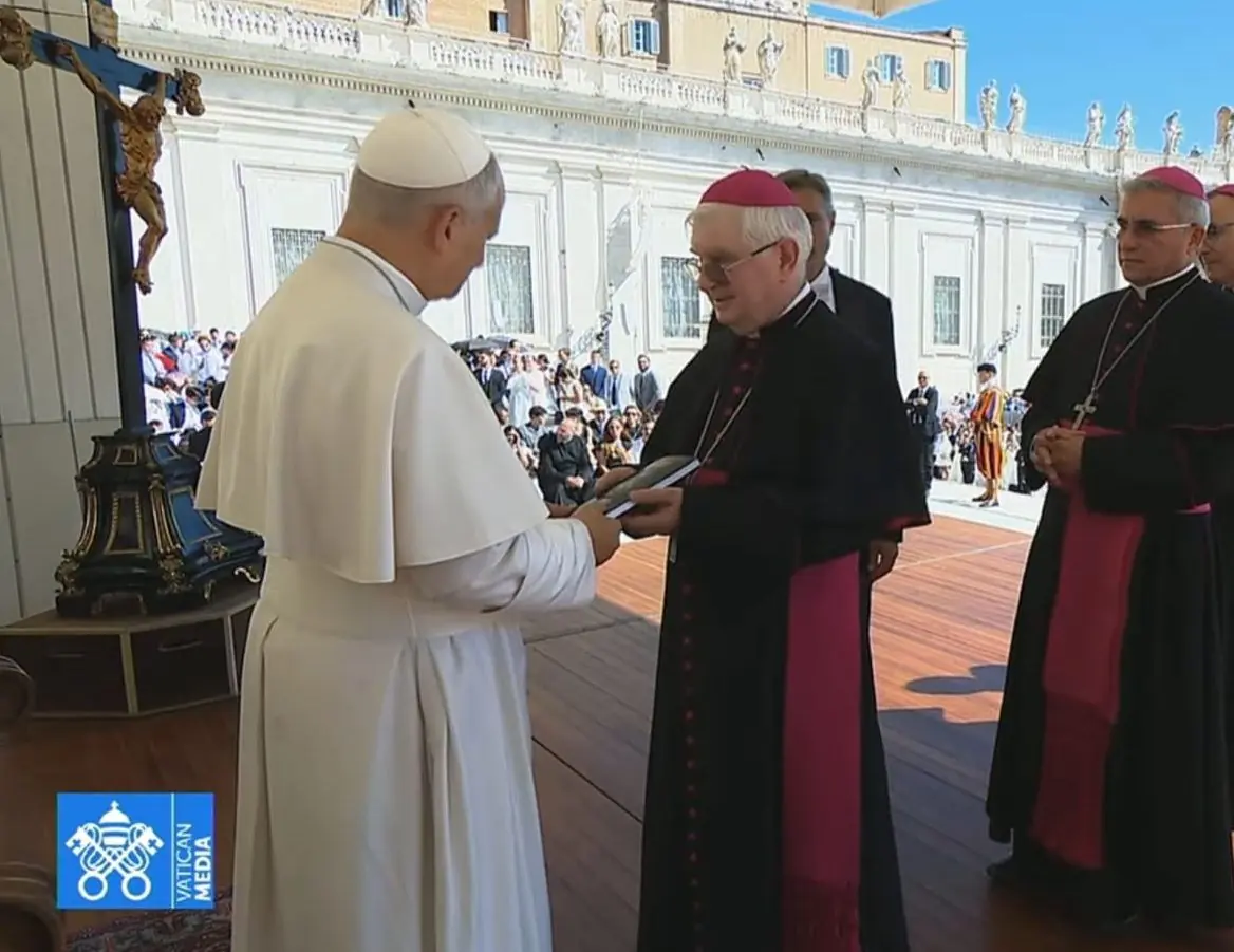 Bispo Dom Mário Marquez se encontra com o Papa Leão XIV