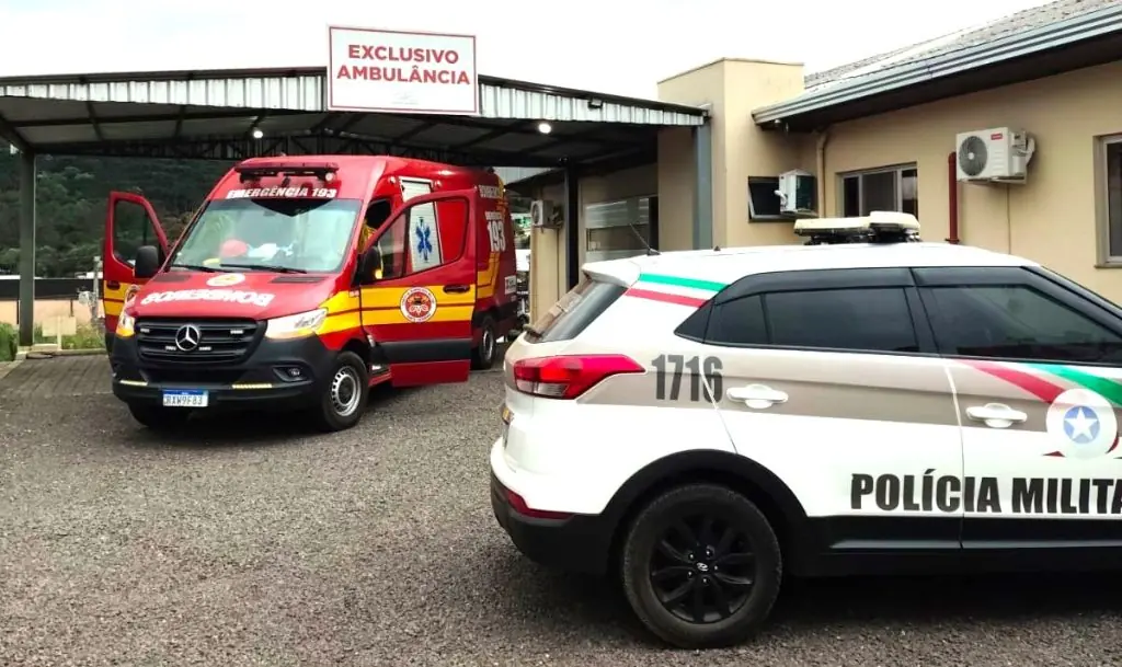 Homem fica em estado grave após ser esfaqueado pelo enteado em Fraiburgo