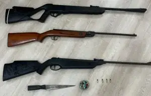 Homem é preso em flagrante por violência doméstica e posse irregular de arma modificada em Campos Novos