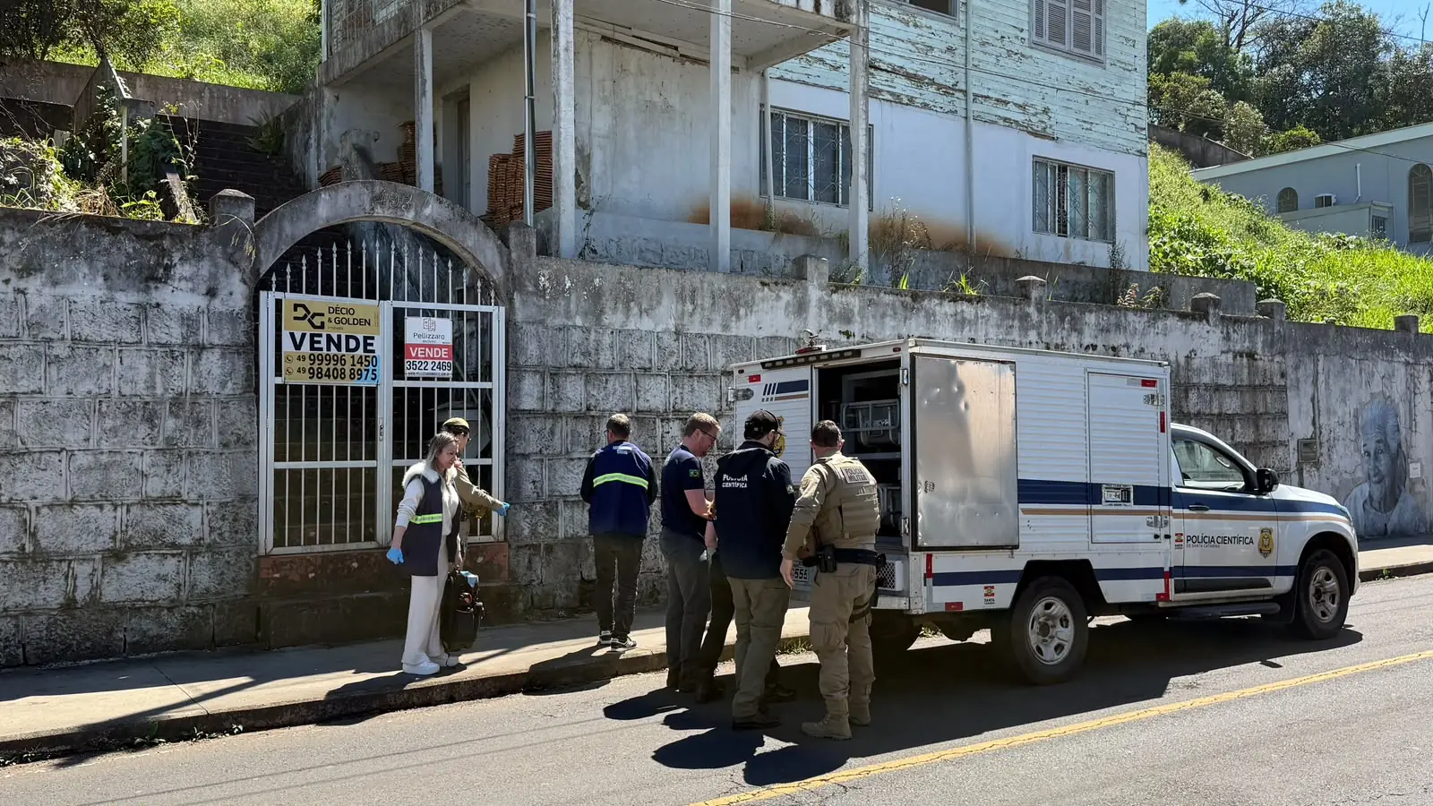 Morador em situação de rua é encontrado morto em casa abandonada no centro de Joaçaba