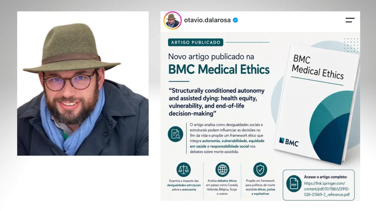 Pesquisador da região ganha destaque internacional com artigo publicado em prestigiada revista de Bioética