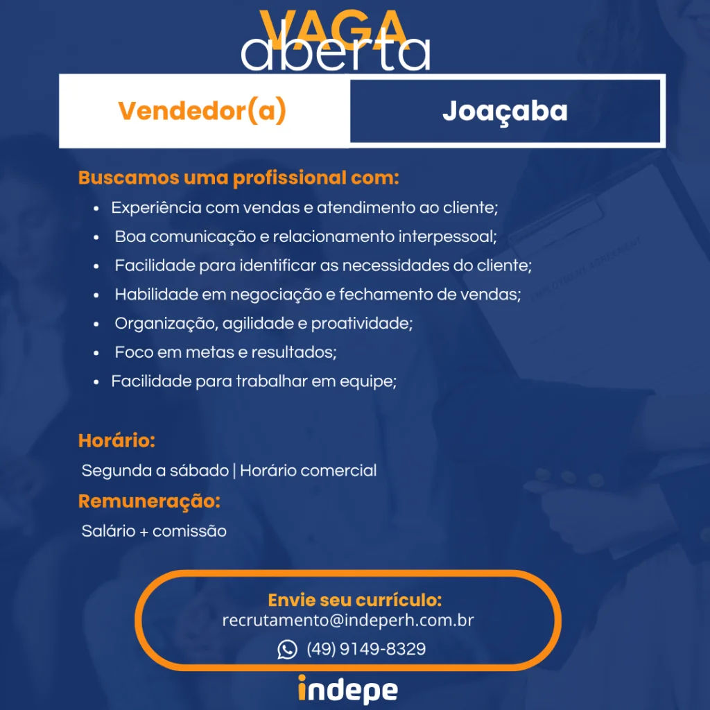 Vendedora(a)