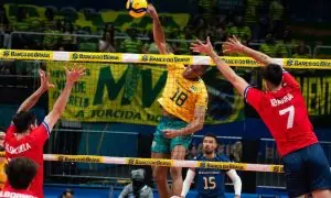 Brasil estreia com vitória categórica no Sul-Americano de Vôlei Masculino no Maracanãzinho